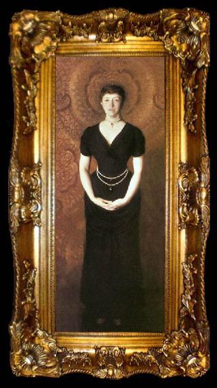 framed  John Singer Sargent Portrait of Isabella Stewart Gardner, ta009-2